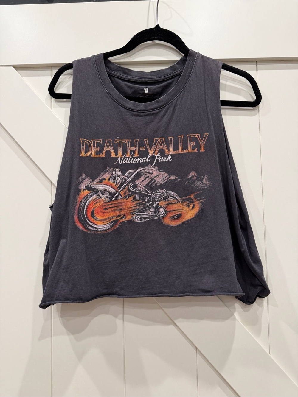 The Limited Charcoal Death Valley Motorcycle Graphic Tank
